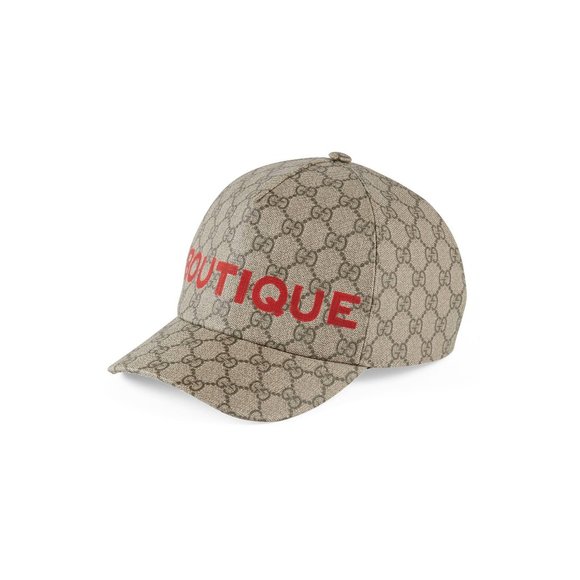 Gucci GG Monogram Boutique Print Baseball Hat - Picture 1 of 7